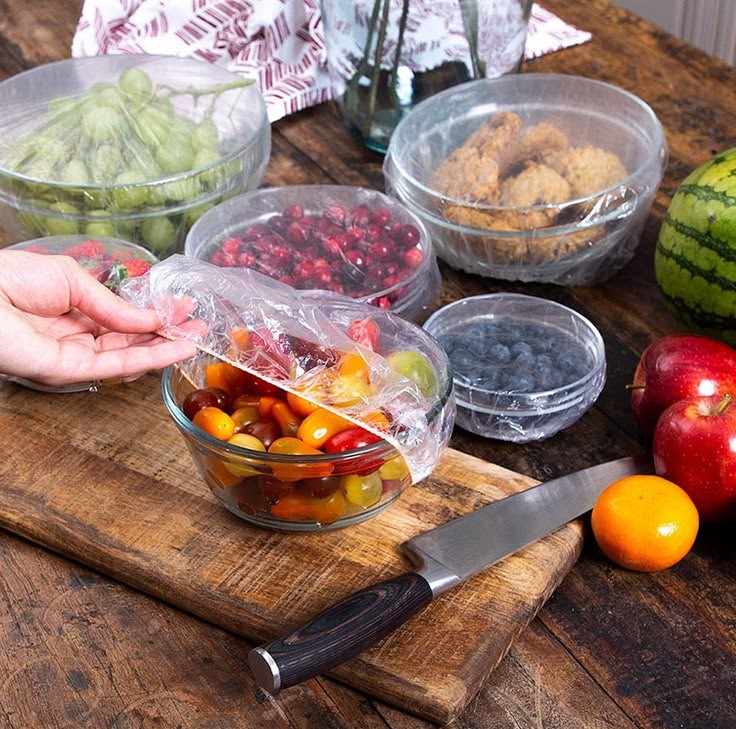 ১০০ পিস ইলাস্টিক ফুড স্টোরেজ ব্যাগ